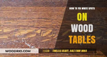 Effective Ways to Repair and Restore White Spots on Wood Tables