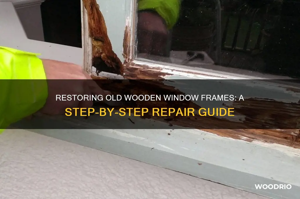 how to fix window in a old wooden frame