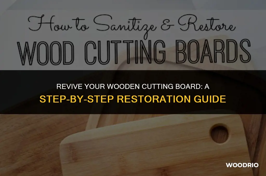 how to fix wooden cutting board