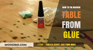 Revive Your Wooden Table: Effective Glue Repair Techniques and Tips