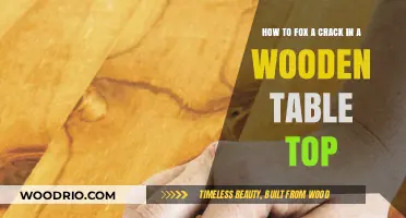 Fixing Cracks in Wooden Table Tops: A Step-by-Step Repair Guide