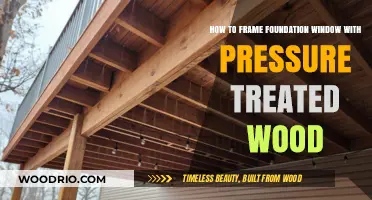 Durable Framing: Pressure-Treated Wood for Foundation Windows