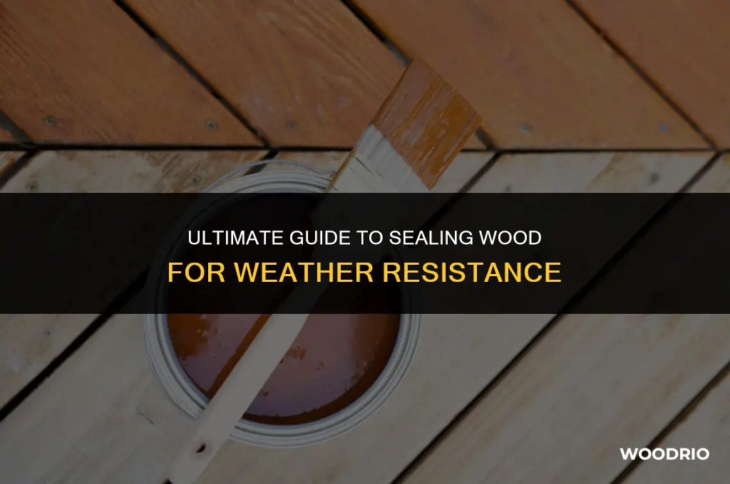 how to fully best seal wood rain and sun