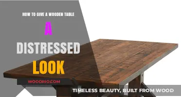 Master the Art of Distressing: Transform Your Wooden Table