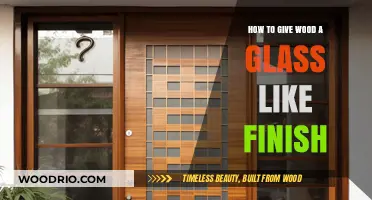 Achieving a Glass-Like Finish on Wood: A Comprehensive Guide
