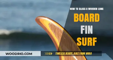 Mastering the Art of Glassing Wooden Longboard Fins for Surfing