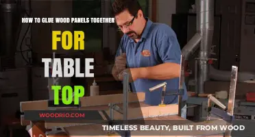 Mastering Wood Panel Gluing: Crafting a Durable Table Top