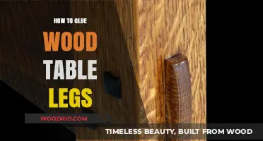 Mastering Woodworking: A Step-by-Step Guide to Gluing Table Legs