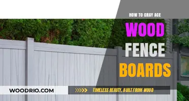Embracing the Natural: A Guide to Graying Your Wood Fence Boards