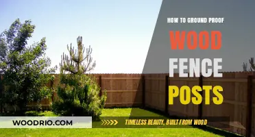 Securing Your Privacy: A Guide to Groundproofing Wood Fence Posts