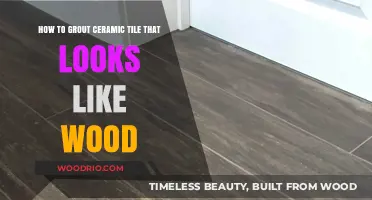 Achieving a Wood-Look Finish: Grouting Ceramic Tiles for a Natural Aesthetic