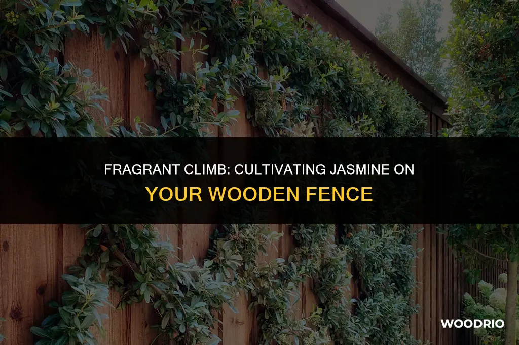 how to grow jasmine on wood fence