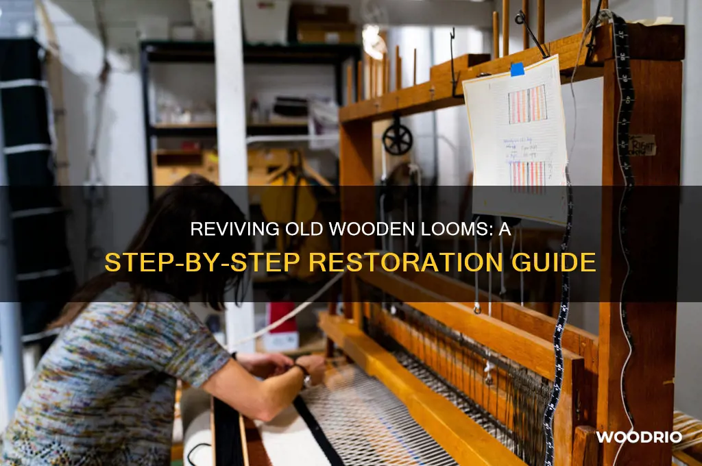how to hand old wooden looms