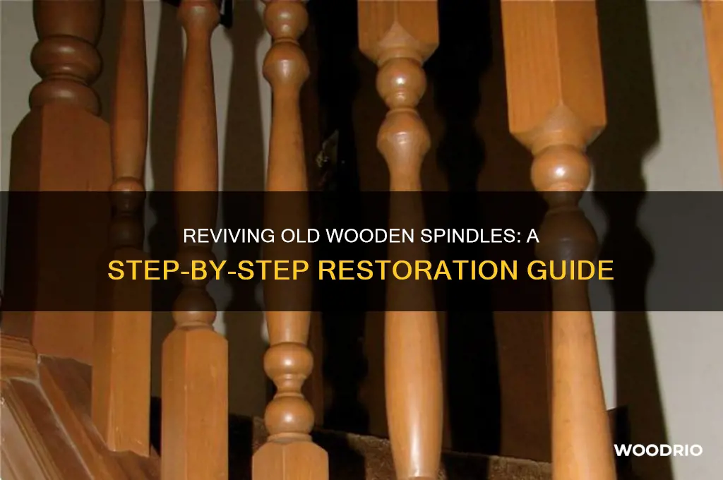 how to hand old wooden spindles
