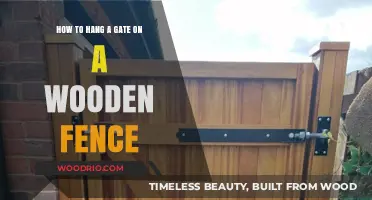 Mastering the Art of Hanging a Gate on Your Wooden Fence