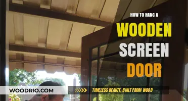 Effortless Installation: Hanging Your Wooden Screen Door Like a Pro