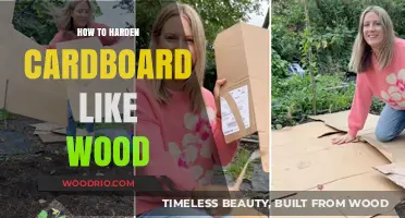 DIY Cardboard Hardening: Transforming Paper into Wood-like Material