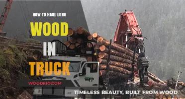 Hauling Long Wood in Your Truck: Tips for Safe and Secure Transport