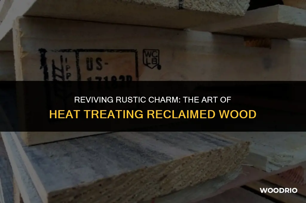 how to heat treat reclaimed wood