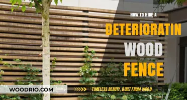 Concealing Decay: A Guide to Hiding Your Deteriorating Wood Fence