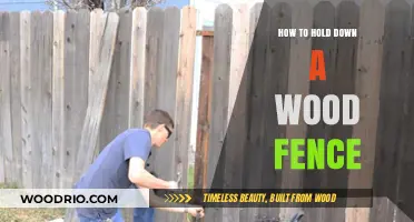 Securing Your Privacy: A Guide to Holding Down a Wood Fence