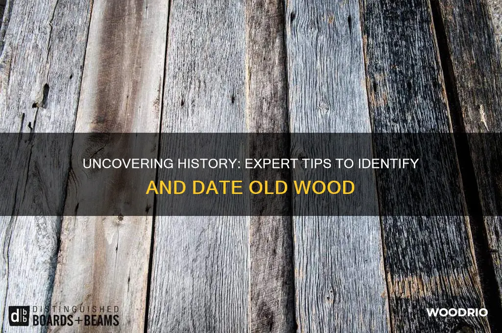 how to identify old wood