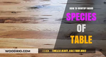 Identifying Wood Species: A Guide to Recognizing Your Table's Material