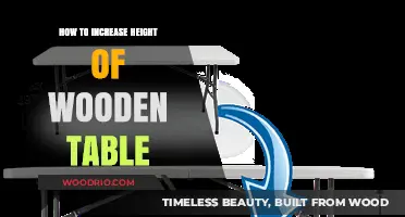 Easy DIY Methods to Extend Your Wooden Table's Height