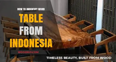 Identifying Authentic Indonesian Wood Tables: A Comprehensive Guide