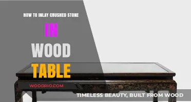 Mastering Stone Inlay: Crafting a Crushed Stone Wood Table