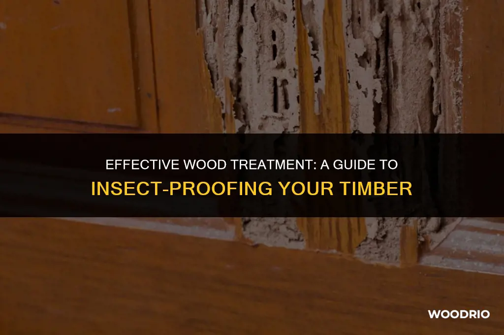 how to insect treat wood