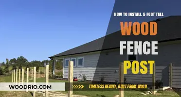 DIY Guide: Installing 5-Foot Tall Wood Fence Posts