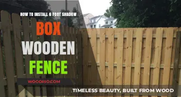 DIY Guide: Installing a 6-Foot Shadow Box Wooden Fence