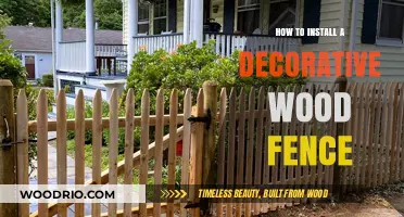 Enhance Your Yard: A Guide to Installing a Decorative Wood Fence