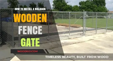 Easy Steps to Install a Rollback Wooden Fence Gate