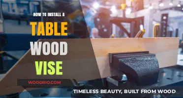 Step-by-Step Guide: Installing a Table Wood Vise for Woodworkers