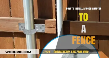 Effortlessly Attach a Wood Adapter to Your Fence: A DIY Guide