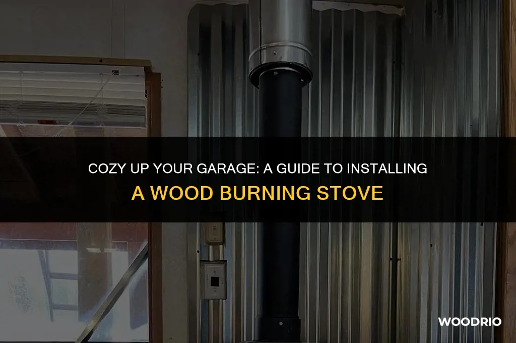 how to install a wood burning stove in a garage