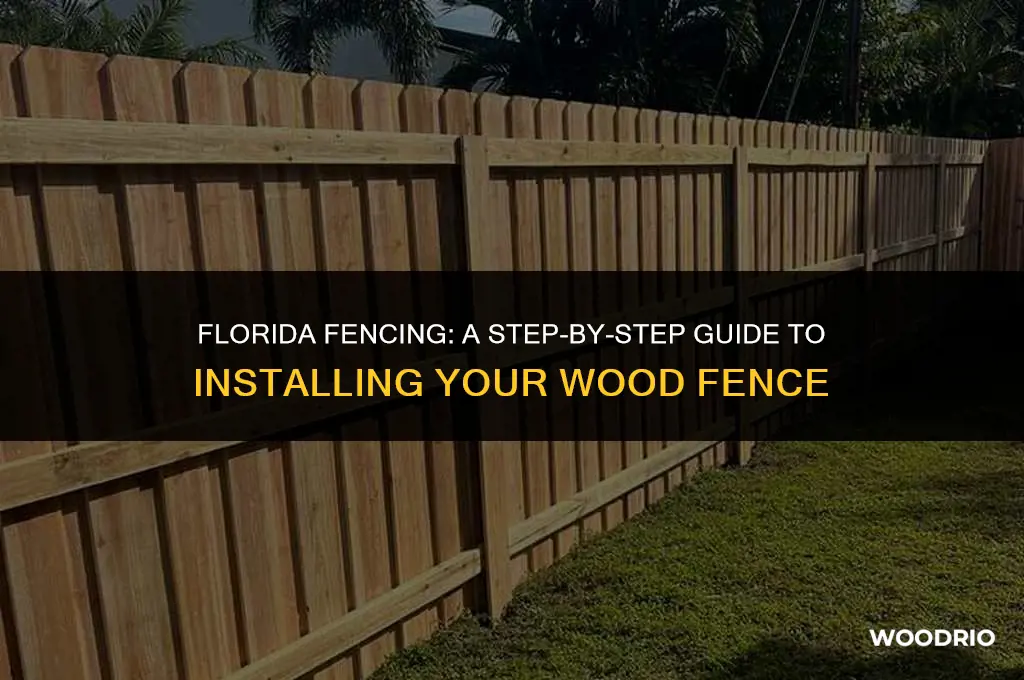 how to install a wood fence in florida