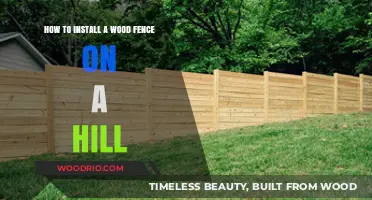 Mastering the Art of Installing a Wood Fence on a Hill
