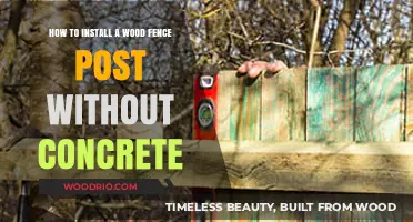 Easy DIY: Installing Wood Fence Posts Without Concrete