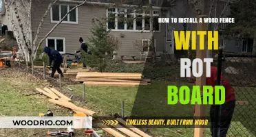 DIY Guide: Installing a Wood Fence with Rot Board