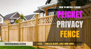 DIY Guide: Installing a Wooden Privacy Fence in Your Backyard