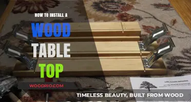 Step-by-Step Guide to Installing a Stunning Wood Table Top