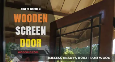 Effortless Installation: A Guide to Wooden Screen Doors