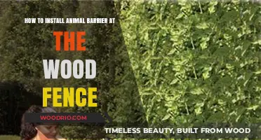 Secure Your Wood Fence: A Guide to Installing Animal Barriers