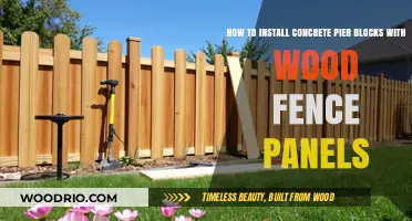 DIY Guide: Installing Concrete Pier Blocks with Wood Fence Panels