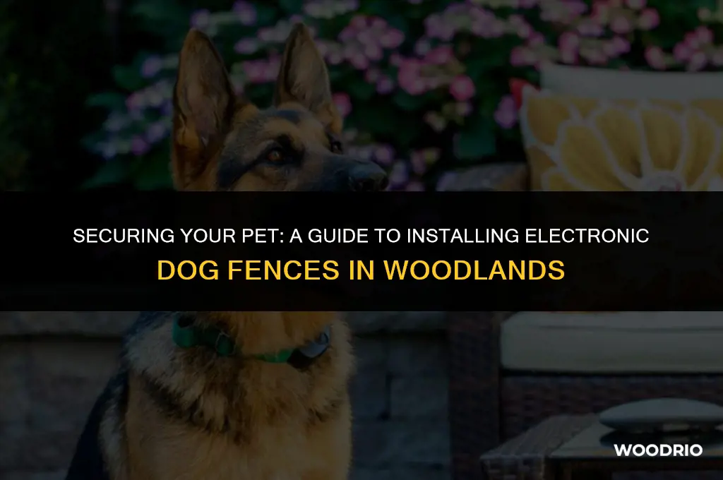 how to install electronic dog fence woods