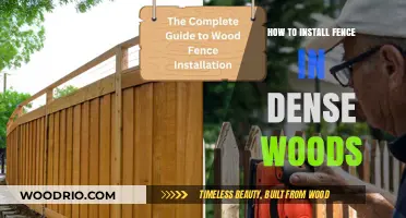 Navigating Nature's Obstacles: A Guide to Installing Fences in Dense Woods