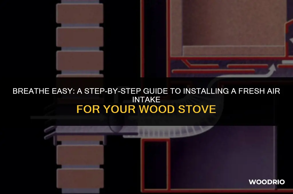 how to install fresh air intake for wood stove